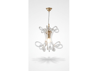 Luksusa griestu lampa gliemežvāks griestu lampa lyustra kristāla lampa