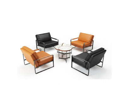 eleganti 4x krēsli ar polsteri sēdeklis Moderns dizains ādas krēsls Lounge Luxury