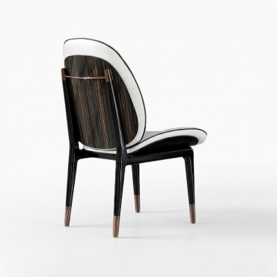 Ekskursijas krēsli Dzīvojamā Istaba brūns elegantais krēsls ar koka kājiņām Moderns