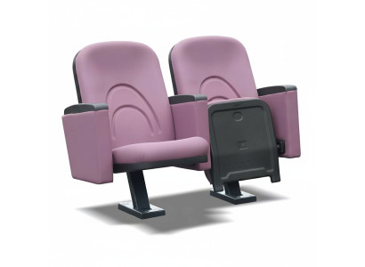 Mūsdienīgs krēsls Krēsls Sofa 1 vieta teātrim kino dizains luksuss roza audums