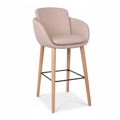 Augstais krēsls Barhocker Beige mākslīgais āda dizaina augstie krēsli Bar Hocker Stühle Hocker