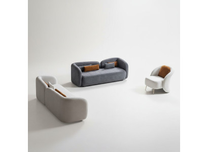 Sofas sērija x2, 3-vietīgas dīvānas, 1-vietīga, moderna komplekta pārklājums