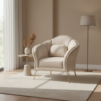 Mūsdienu Chesterfield dizaina gaiši beige krāsas dīvāns 2 krēsli Polster Couch Couchen Jaunšrifts
