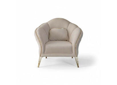Mūsdienu Chesterfield dizaina gaiši beige krāsas dīvāns 2 krēsli Polster Couch Couchen Jaunšrifts