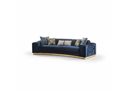 Luksusa 2x Chesterfield dīvāni Dārglietas Mēbeles dizainera apmetums 4 vietu sēdeklis