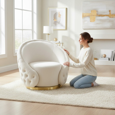 Moderns Chesterfield White 2x krēsli dīvāns sofa polster sēdēt svētnīca atpūsties jauns