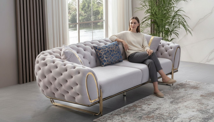 Luksusa 2x Chesterfield dīvāni dizaina mīksto dīvānu modernas mēbeles
