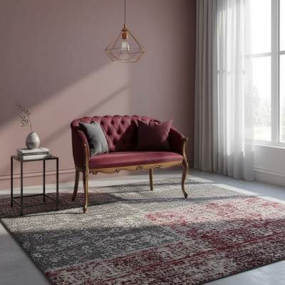 Dizains Chesterfield dīvāns 2 vietas dīvāns Luxus Klasiski tekstila dīvāni