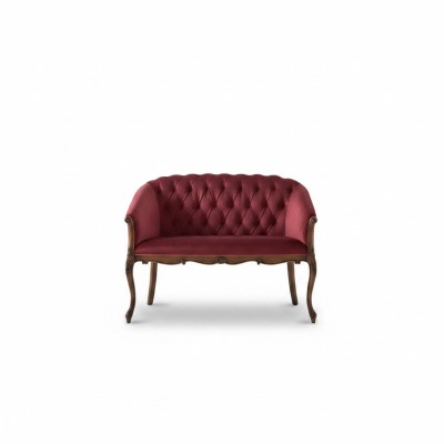 Dizains Chesterfield dīvāns 2 vietas dīvāns Luxus Klasiski tekstila dīvāni