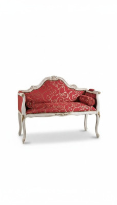 Itāļu dizaina mēbeles divvietīga sofa, dīvāns, mīksta izlaiduma dīvāns.