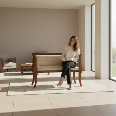Sēdeklis Klasiskais solis Luksusa mēbele Dizaina sēdekļi 111x43x78