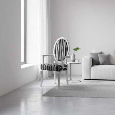 Klasiskais krēsls ar rokturiem ēdamistabas dīvāns Lounge Luxus Neu