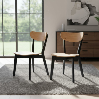 Krēsls Brūns Luksusa ēdamistabu koka Moderns mēbeļu dizains Elegantls jauns