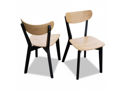 Krēsls Brūns Luksusa ēdamistabu koka Moderns mēbeļu dizains Elegantls jauns