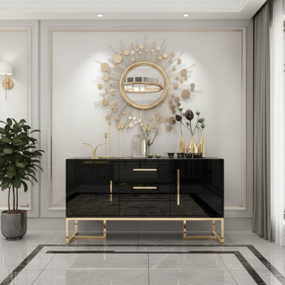 Komoda skapis galds Moderns mēbeles koks Komodes Sideboard Jaunumi