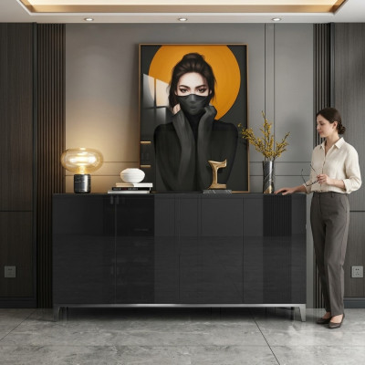 Sideboard Luksuss skapis plaukts Koks Galdiņš Dzīvojamā istaba Moderns Dizainers