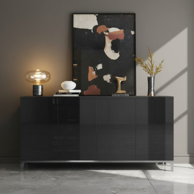 Sideboard Luksuss skapis plaukts Koks Galdiņš Dzīvojamā istaba Moderns Dizainers