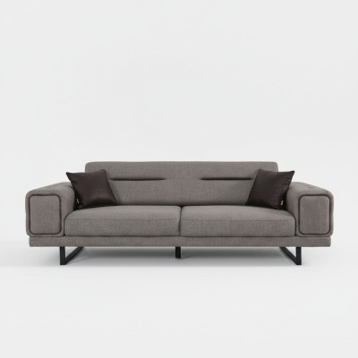 Luksus sofas ģimenes istabā divvietīgs dīvāns modernās mēbeles jaunais dizains