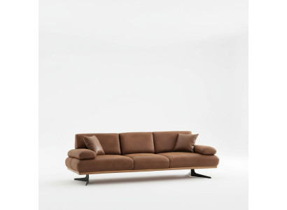 Četrpersonu gults Ikdienas istaba Moderns dizains Audums Luksusa dzīvojamā istaba Polster Sofa.
