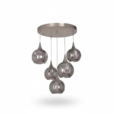Gaisma cinkota metāla lustra lampas lampas griestu lustra 55x80 lampojums.