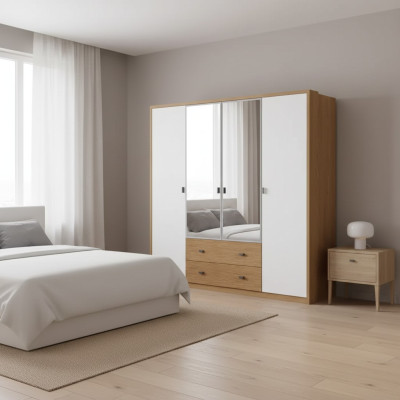 Apģērbu skapji Skapji Guļamistabas modernā mēbeļu materiāls Koks Luksusa skapī.
