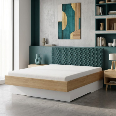 Gulta Polster Design Luksusa Dubultā viesnīcas gulta Gulētava Koka mēbeles