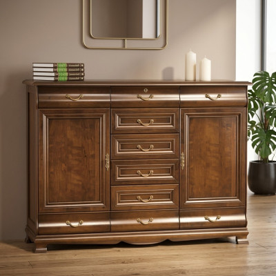Kommode īstais koks skapis ozols koks komodi sideboard Sideboardi.