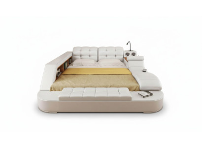 Chesterfield Dubultais luksusa dizaina gulta 180x200 Multifunkcionālā gulta Jauna