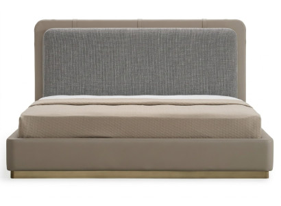 Moderna gulta luksusa elegantā, dizaina guļamistabas 180x200 mēbeles audums.