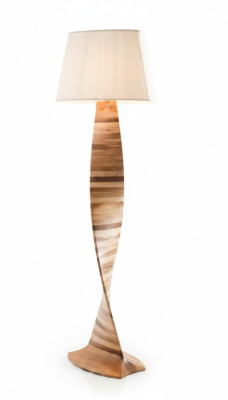 Luksusa grīdas lampa dzīvojamā istabā Moderns dizains Koka stāvlampa Gaismas.