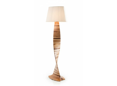 Luksusa grīdas lampa dzīvojamā istabā Moderns dizains Koka stāvlampa Gaismas.