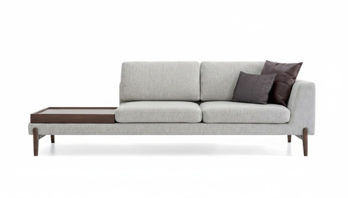Luksusa dzīvojamā istaba galds Moderns dizains koks ar tekstilu Lounge Club Sofa Big