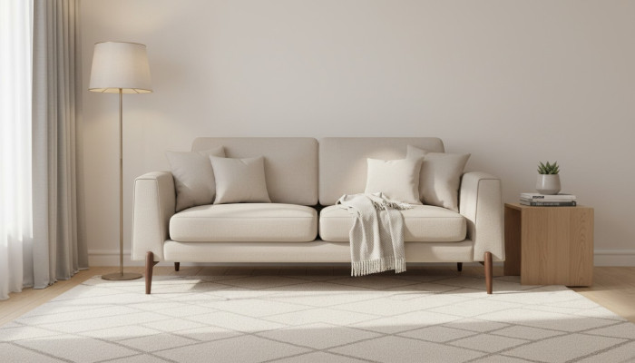 Luksusa dzīvojamā istaba Dīvāns Moderns dizains koks ar audumiem Dīvāni Sofa