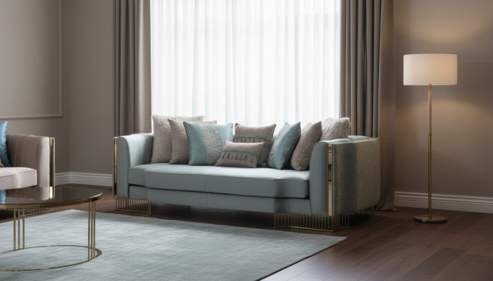 Turku dīvāns Trīsvietīgais dīvāns Mēbeles Sofa Elegantu māju iekārtojums