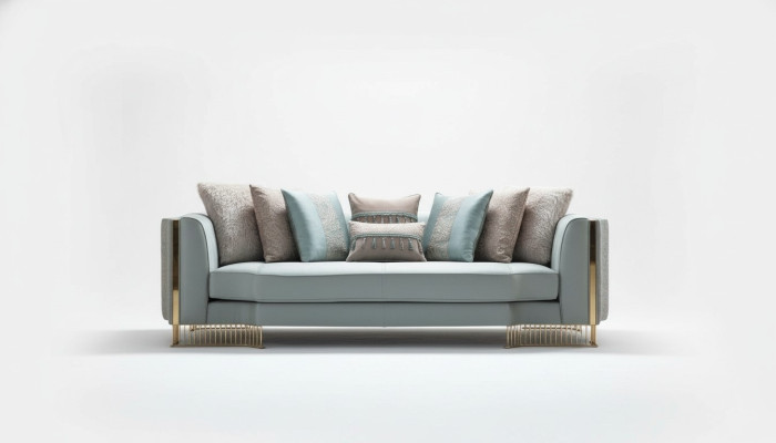Turku dīvāns Trīsvietīgais dīvāns Mēbeles Sofa Elegantu māju iekārtojums