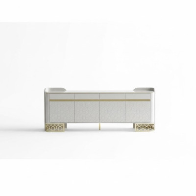 Galds Luxus Modernen Design Wohnzimmer augstas kvalitātes Mēbeles Kommode Spiegel 2tlg