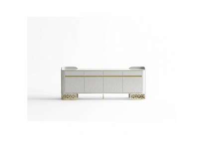 Galds Luxus Modernen Design Wohnzimmer augstas kvalitātes Mēbeles Kommode Spiegel 2tlg
