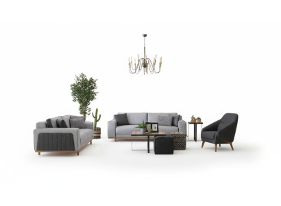 Luksusa dīvāns komplekts 3+2+1 Moderns dīvāns Sofa Polster dizains Lounge mēbeles