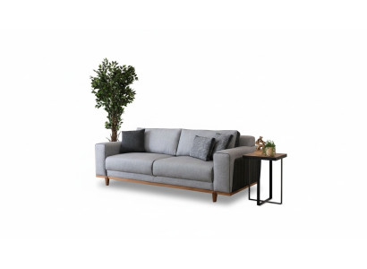 Lielā sofa 242 cm dīvāns Polster Mēbeles Dīvāni Auduma dīvāns Iekārtojums Tekstils