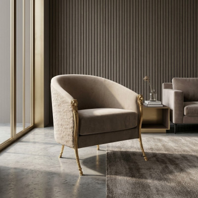 Luksuss dizainera krēsli Lounge Club Relax dzīvojamā istaba Pufas Sofa Sēdētājs