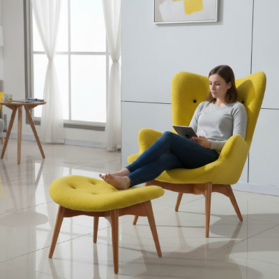 Krēsli Kluba Lounge Dizainera luksusa dīvāns Krēsla Polster Sēdekļa Mēbeles