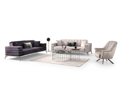 Sofas komplekts 3 cilvēku luksusa mēbeles dzīvojamā istaba dīvāns dīvāns polster 3 gab.