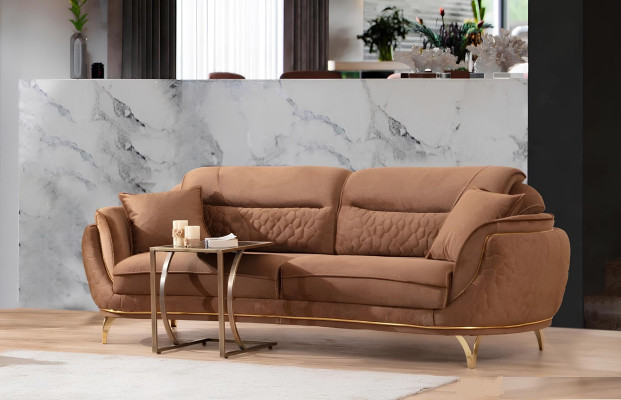 Sofagarnitūra 3 3 1 sēdētājs Auduma dīvāns Polster Garnitur Sofas Dizains