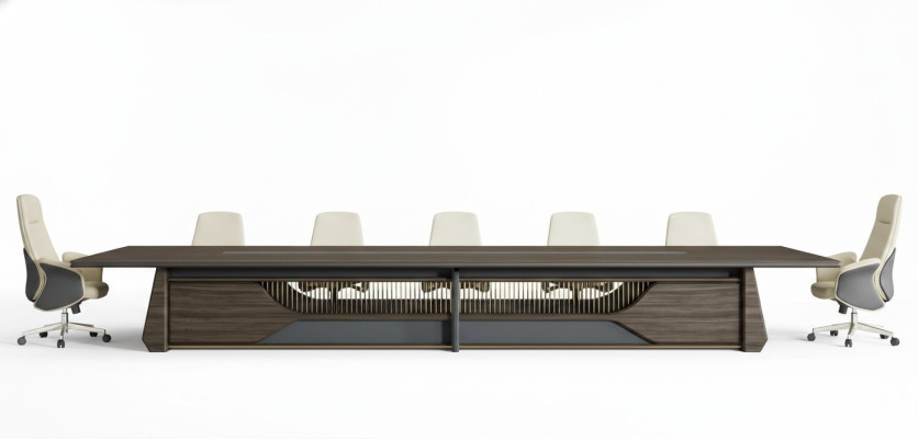 Mūsdienīgs konferenču galda dators palāta mēbeles sarunu galds jauns