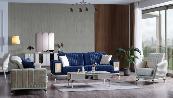 Sofas komplekts 3+3+1 sēdvietu mēbeļu luksusa komplekts Moderns jauns 3 gabalu komplekts