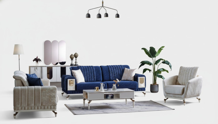 Sofas komplekts 3+3+1 sēdvietu mēbeļu luksusa komplekts Moderns jauns 3 gabalu komplekts