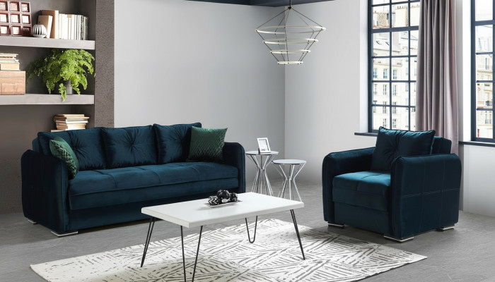 Sofas sēžamvieta 3+1 Solvējs Dīvāns Garnitūra Moderns Relaksējošs krēsls Mēbeles Luksuss