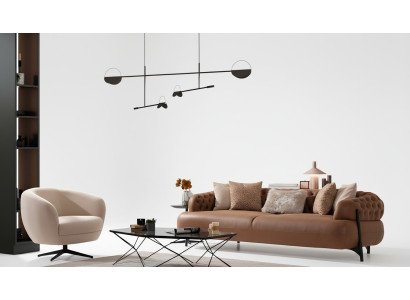 Sofa komplekts 3+1 sēdvietu krēslu komplekts Modernais relaksējošais krēsls Mēbeles Jaunas luksusa preces