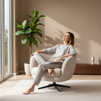 Dizaina krēsla luksusa atpūtas krēsls tekstila atpūtas krēsls jauns moderns atpūtas krēsls