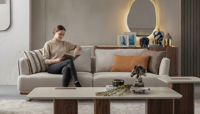 Sieviešu jaunā modernā 3 vietas gulta Luxus 3 vietas gulta dzīvojamai istabai 3 vietas.